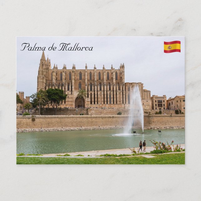La Seu, die Kathedrale von Palma de Mallorca - Spa Postkarte (Vorderseite)