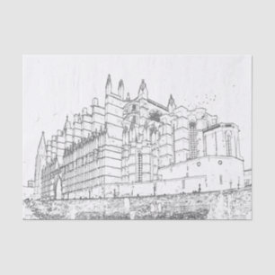 La Seu, die Kathedrale von Palma de Mallorca - Spa Seidenpapier