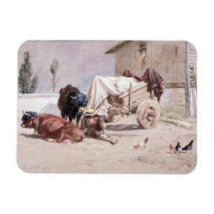 La Siesta: Szene in den östlichen Pyrenäen, 1872 ( Magnet
