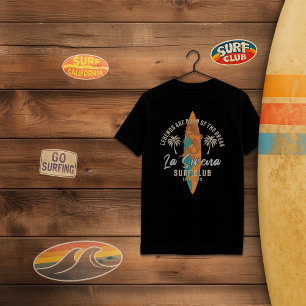 La Sirena Surf Club - Retro Meerjungfrau - Design T-Shirt