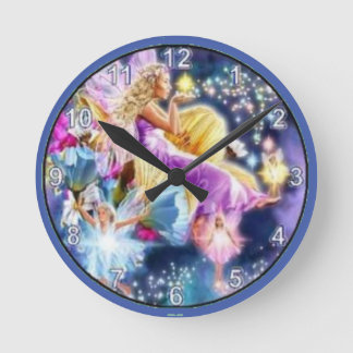 La sirenita runde wanduhr