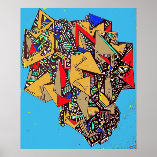 LA SKULL POSTER (Vorne)