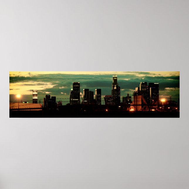 LA Skyline - Drucken Poster (Vorne)
