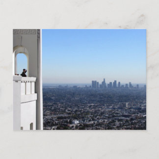 LA Skyline Postkarte