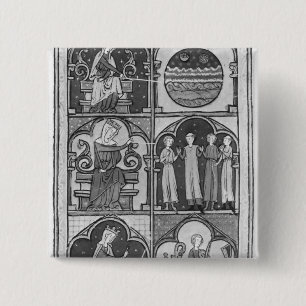 La Somme le Roi', durch Lambert le Petit, 1311 Button