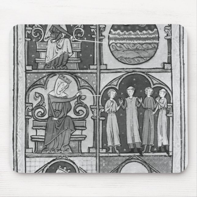 La Somme le Roi', durch Lambert le Petit, 1311 Mousepad (Vorne)