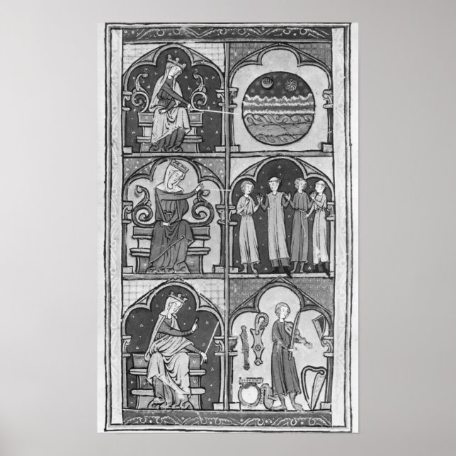 La Somme le Roi', von Lambert le Petit, 1311 Poster (Vorne)