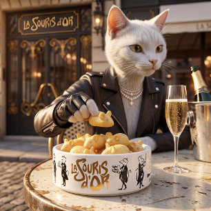 La Souris d'Or Fünf-Sterne-Service-Katze Napf