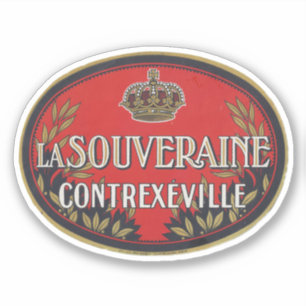 La Souveraine Contrexeville Aufkleber