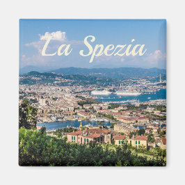 La Spezia Cinque Terre Liguria Italien Panorama Ge Magnet