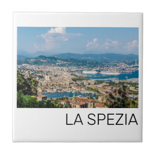 La Spezia Cityscape Ligurien Italien Holiday Souve Fliese