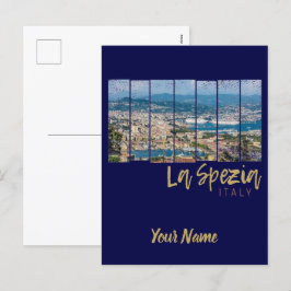 La Spezia Liguria Italien Vintag Souvenir Feiertagspostkarte