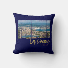 La Spezia Liguria Italien Vintag Souvenir Kissen