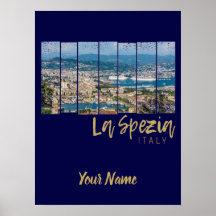 La Spezia Liguria Italien Vintag Souvenir