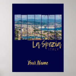 La Spezia Liguria Italien Vintag Souvenir Poster