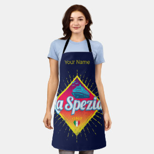 La Spezia Ligurien Italien Retro-Kreuzfahrtschiff Schürze