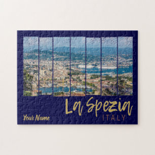 La Spezia Ligurien Italien Vintage-Souvenir Puzzle