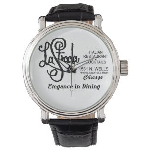 La Strada Restaurant, Altstadt, Chicago, IL Armbanduhr