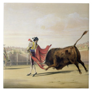 La Suerte de la Capa, 1865 (Farbelitho) Fliese