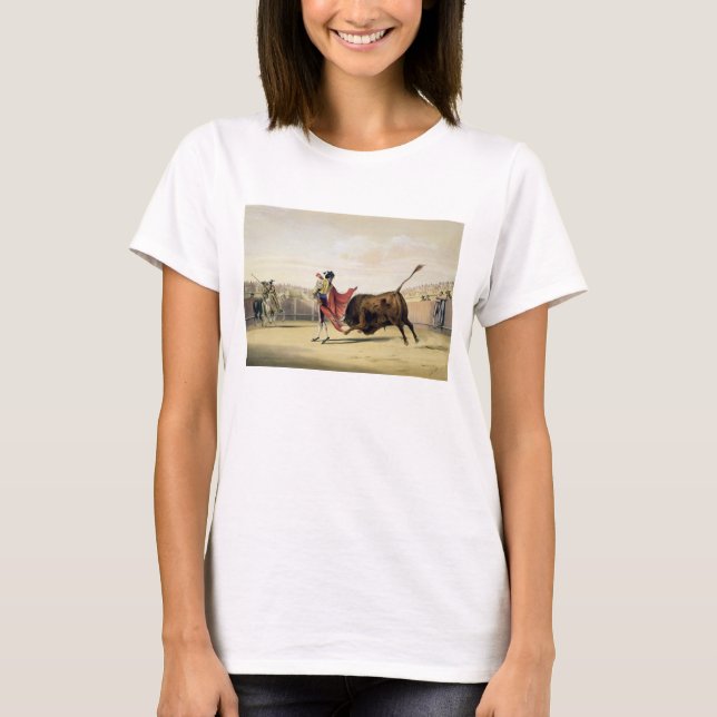 La Suerte de la Capa, 1865 (Farbelitho) T-Shirt (Vorderseite)