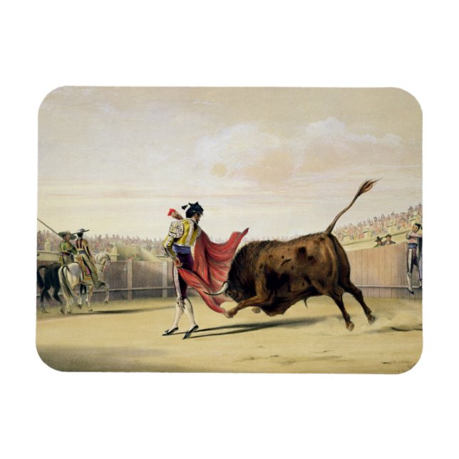 La Suerte de la Capa, 1865 (Farblitho) Magnet (Horizontal)