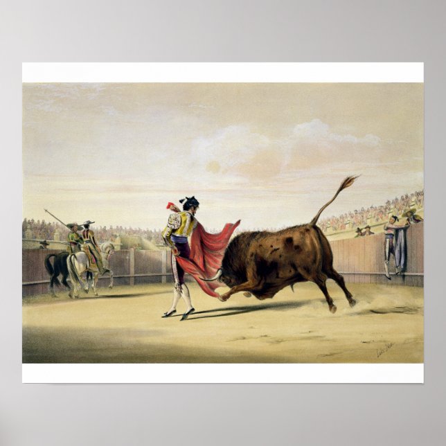 La Suerte de la Capa, 1865 (Farblitho) Poster (Vorne)