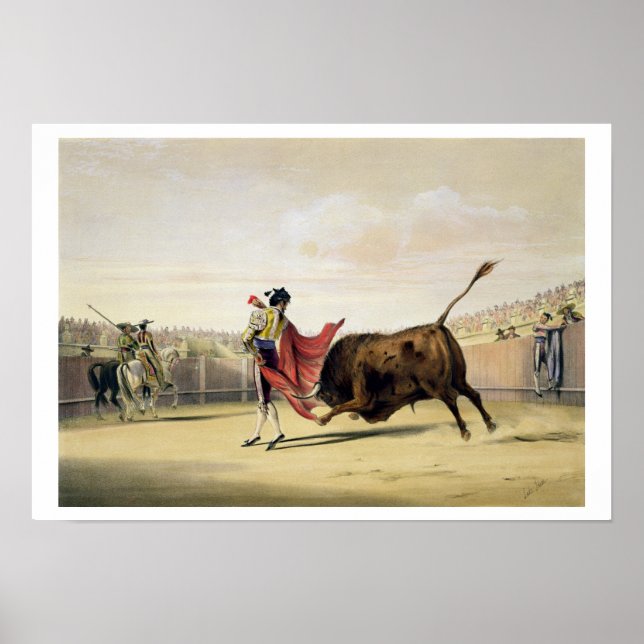 La Suerte de la Capa, 1865 (Farblitho) Poster (Vorne)