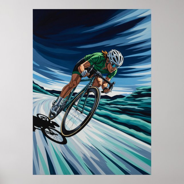 LA TANGENTE VIVE (The Sharp Tangent) Cool und Rega Poster (Vorne)