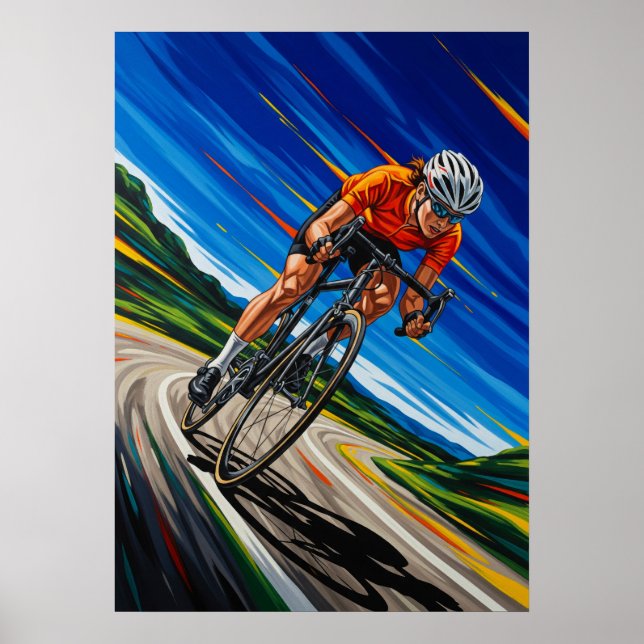 LA TANGENTE VIVE (The Sharp Tangent) - Original Ar Poster (Vorne)