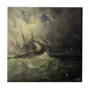 La Tempête - Félix Ziem Fliese