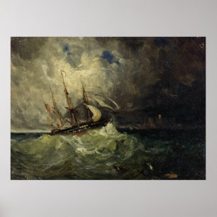 La Tempête - Félix Ziem Poster