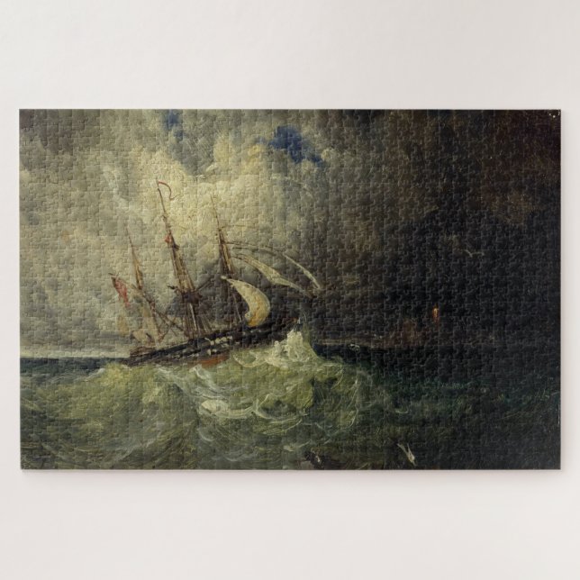 La Tempête - Félix Ziem Puzzle (Horizontal)