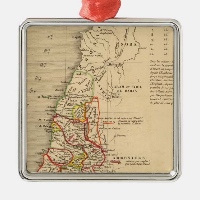 La Terre Sainte sous Salomon Ornament Aus Metall (Vorne)