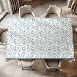 La toile de Jouy Blaues Vintage-Blumenmuster Tischdecke