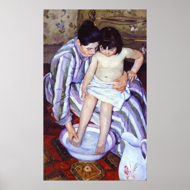 La Toilette, Mary Cassatt Poster (Vorne)