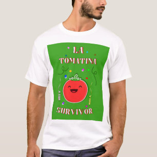 La Tomatina Bunol Feier Valencia Geschenk Spanien T-Shirt