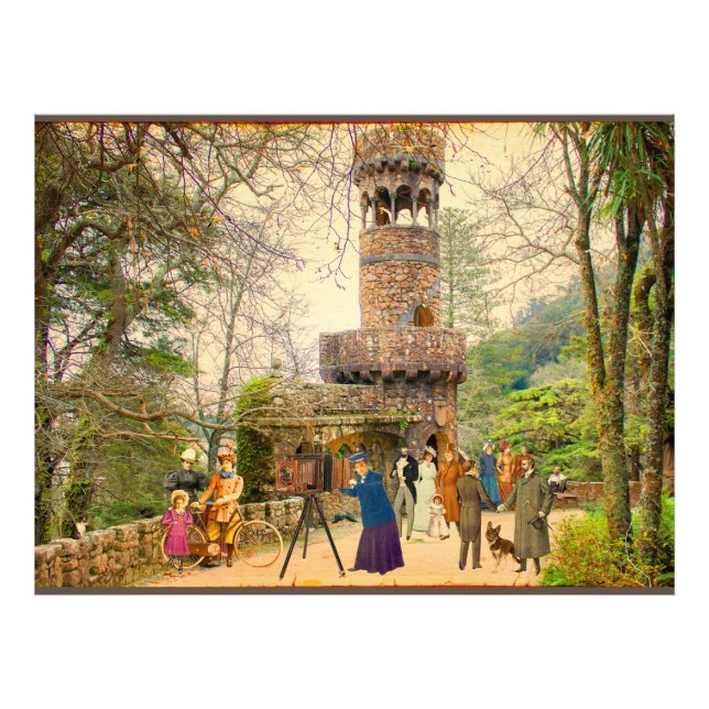 La torre de la Quinta da Regaleira (Portugal) Fotodruck (Vorne)