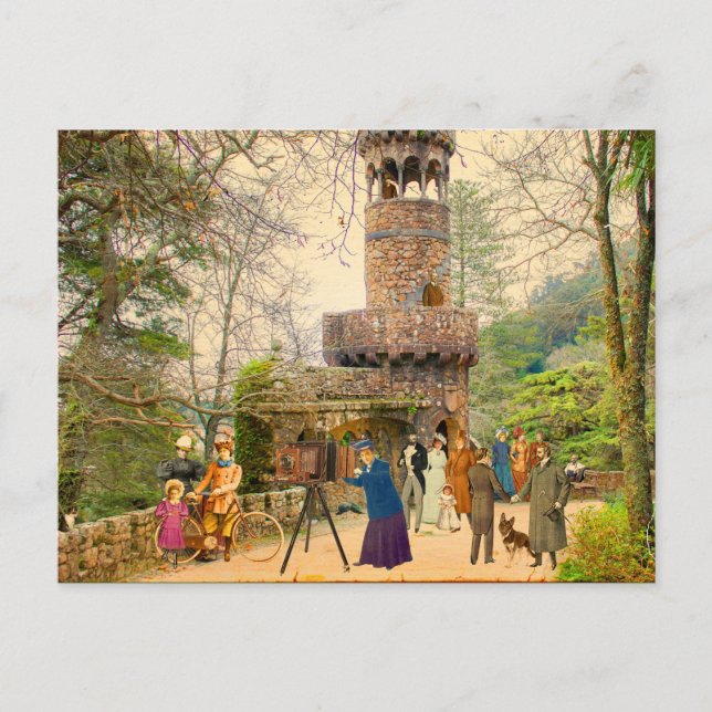 La Torre de la Quinta da Regaleira (Portugal) Postkarte (Vorderseite)