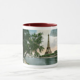 La tour Eiffel, Paris, Frankreich Vintage Tasse