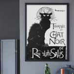 La tournée du Chat Noir Poster<br><div class="desc">Schwarz-Weiß-Pop-Kunstdrucke des ikonischen Kunstposters 1896 des geborenen Schweizer Jugendmalers Theophile Steinlen. "Chat Noir" ist Französisch für "Schwarzkatze". Fakultative Frames (nicht im Lieferumfang enthalten) sind gegen Aufpreis erhältlich.</div>