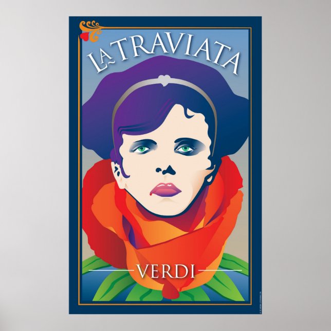 La Traviata, Oper Poster (Vorne)