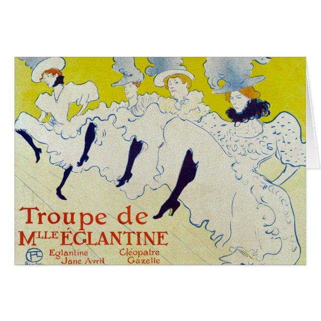 La Troupe de Mlle Eglantine - Toulouse Lautrec (Vorderseite (Horizontal))