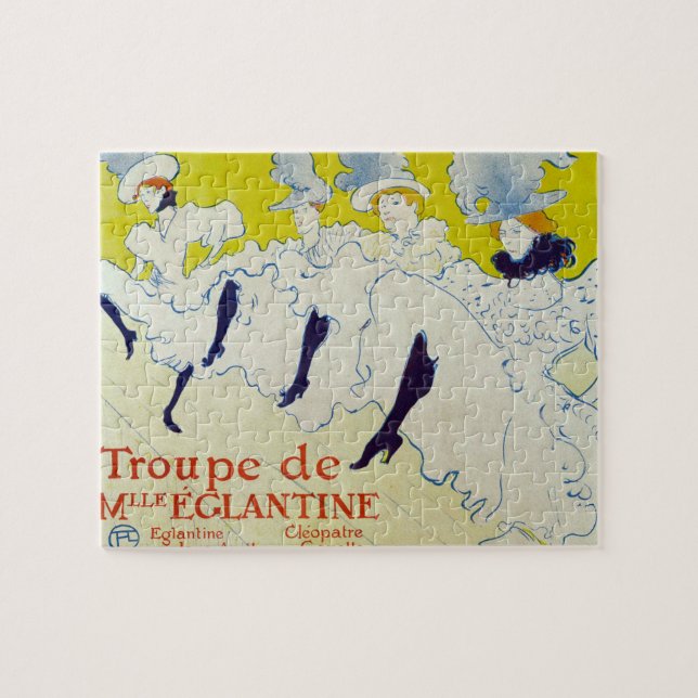 La Troupe de Mlle Eglantine - Toulouse Lautrec Puzzle (Horizontal)