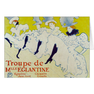 La Troupe de Mlle Eglantine von Toulouse Lautrec