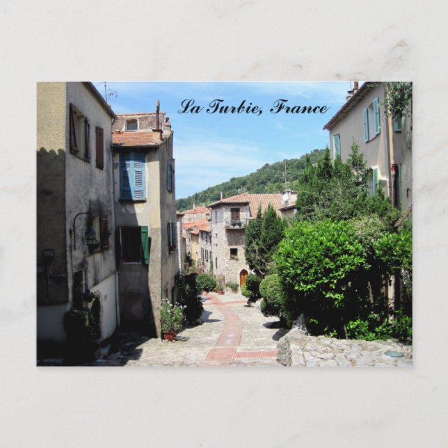 La Turbie, Côte d'Azur, Frankreich Postkarte (Vorderseite)