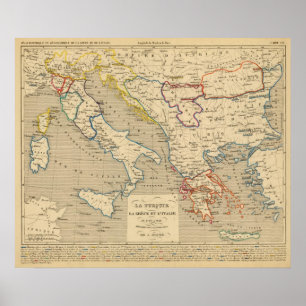 La Turquie, la Grece et l'Italie de 1700 a 1840 Poster