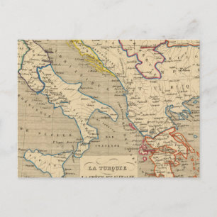 La Turquie, la Grece et l'Italie de 1700 a 1840 Postkarte