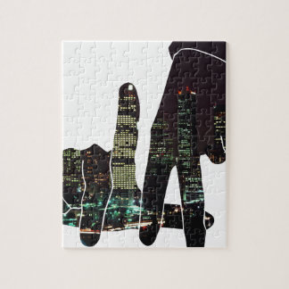 LA übergibt Skyline Puzzle