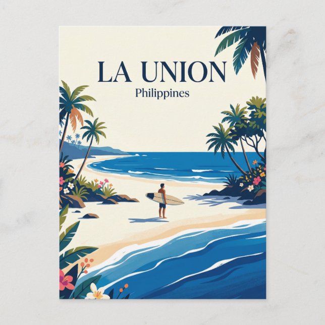 La Union Philippinen Postkarte (Vorderseite)