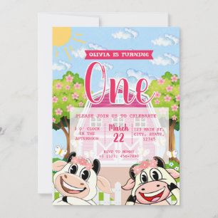 La Vaca Lola Geburtstagseinladung Einladung
